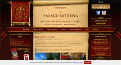 Desktop Screenshot of palacsaturna.pl
